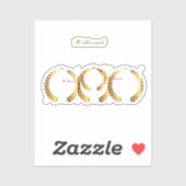 Vinylsticker op maat gesneden sticker (Vel)