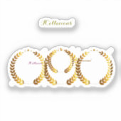 Vinylsticker op maat gesneden sticker (Voorkant)