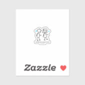 Vinylsticker op maat gesneden sticker (Vel)