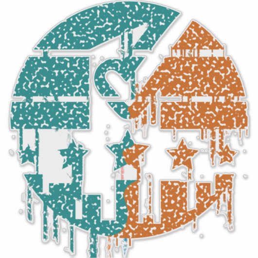 Vinylsticker op maat gesneden sticker (Voorkant)