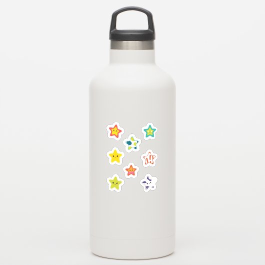 Vinylsticker op maat gesneden sticker (Waterfles)