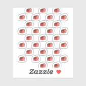 Vinylsticker op maat gesneden sticker (Vel)