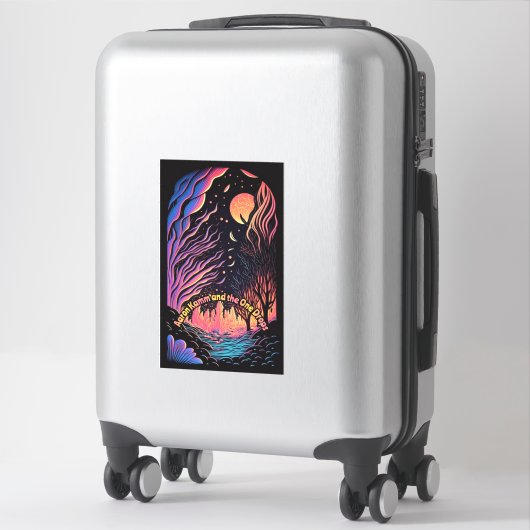 Vinylsticker op maat gesneden sticker (Koffer)