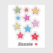 Vinylsticker op maat gesneden sticker (Vel)