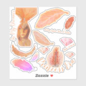 Vinylsticker op maat gesneden sticker (Vel)