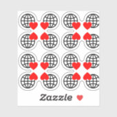 Vinylsticker op maat gesneden sticker (Vel)