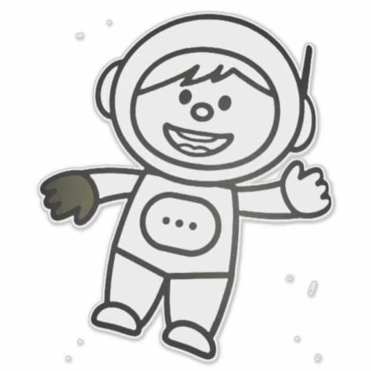 Vinylsticker op maat gesneden sticker (Voorkant)