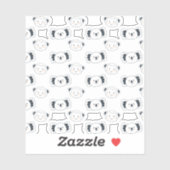 Vinylsticker op maat gesneden sticker (Vel)