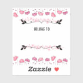 Vinylsticker op maat gesneden sticker (Vel)