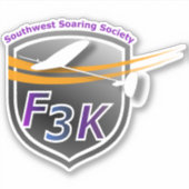 VinylStickers met SWSS F3K Emblem op maat gesneden Sticker (Voorkant)