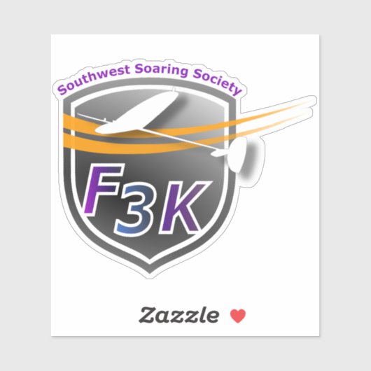 VinylStickers met SWSS F3K Emblem op maat gesneden Sticker (Vel)