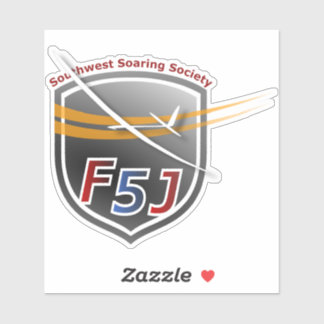 VinylStickers met SWSS F5J Emblem op maat gesneden Sticker