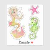 VinylStickers met Zeemeermin Sticker (Vel)