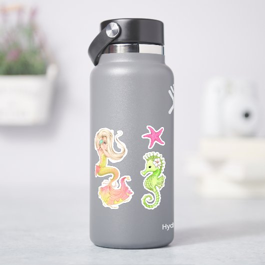 VinylStickers met Zeemeermin Sticker (HydroFlask)