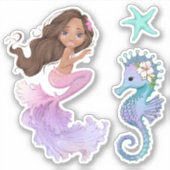 VinylStickers met Zeemeermin Sticker (Voorkant)