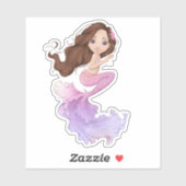 VinylStickers met Zeemeermin Sticker (Vel)