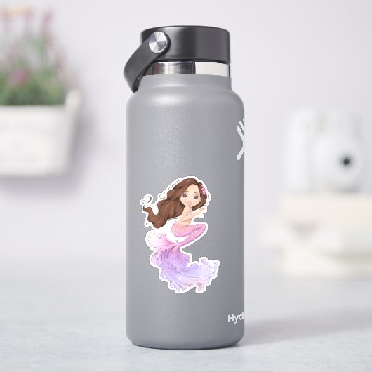 VinylStickers met Zeemeermin Sticker (HydroFlask)
