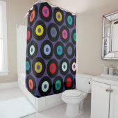 vinylviolet douchegordijn (In situ)