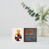 Vinylvlam opnemen visitekaartje (Staand voorkant)