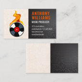 Vinylvlam opnemen visitekaartje (Voorkant / Achterkant)