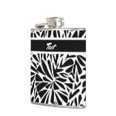 Vinylwaterkering Abstracte moderne, naadloze monok Heupfles (Links)