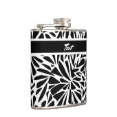 Vinylwaterkering Abstracte moderne, naadloze monok Heupfles (Rechts)