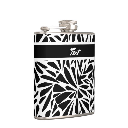 Vinylwaterkering Abstracte moderne, naadloze monok Heupfles (Rechts)