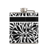 Vinylwaterkering Abstracte moderne, naadloze monok Heupfles (Achterkant)