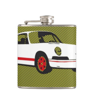 Vinylwaterkolf 911turbo door hoogsaltier heupfles