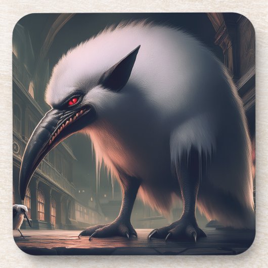 Vinylwaterkolf Bier Onderzetter (Voorkant)