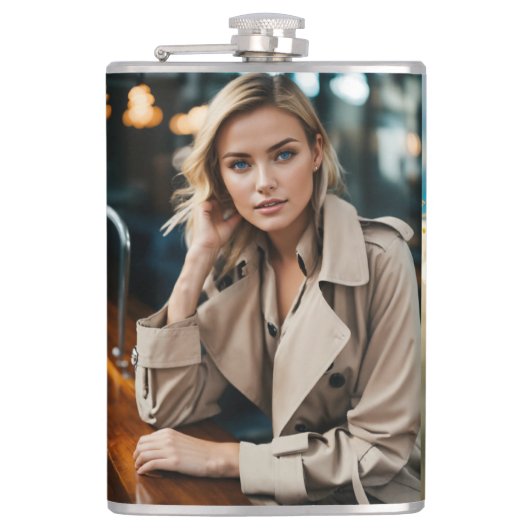 Vinylwaterkolf Heupfles (Voorkant)