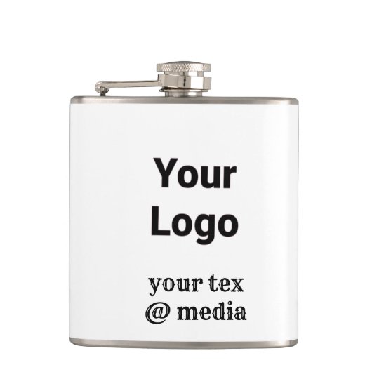 Vinylwaterkolf Heupfles (Voorkant)