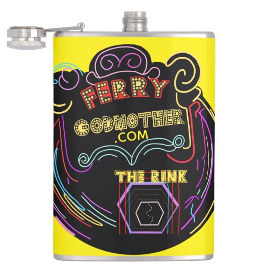 Vinylwaterkolf Heupfles (Geopend)