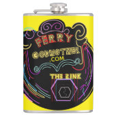 Vinylwaterkolf Heupfles (Voorkant)