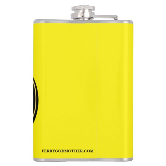 Vinylwaterkolf Heupfles (Achterkant)