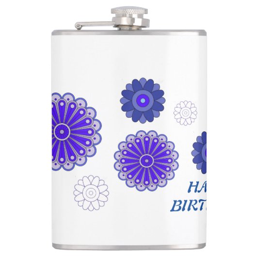 Vinylwaterkolf Heupfles (Voorkant)