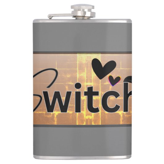 Vinylwaterkolf Heupfles (Voorkant)