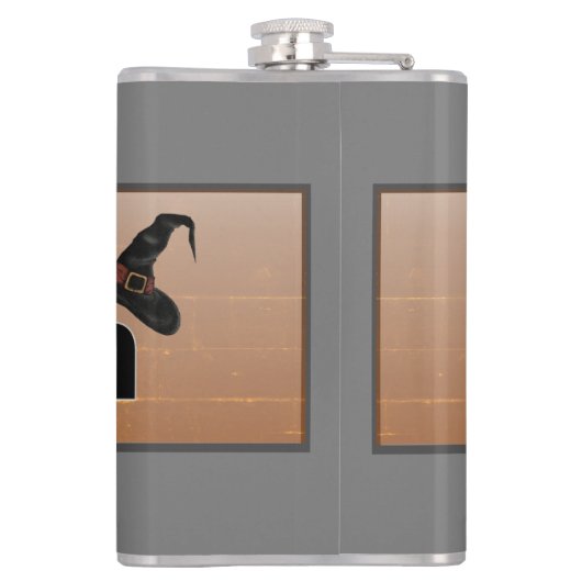 Vinylwaterkolf Heupfles (Achterkant)