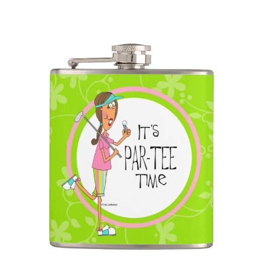 Vinylwaterkolf Heupfles (Voorkant)