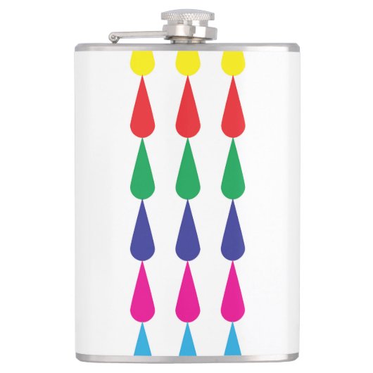 Vinylwaterkolf Heupfles (Voorkant)