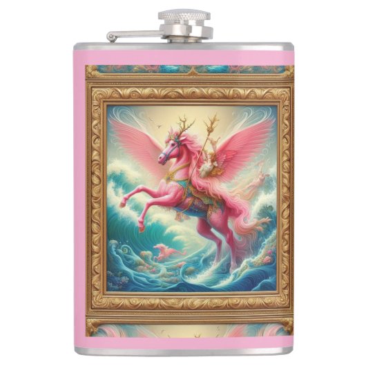 Vinylwaterkolf Heupfles (Voorkant)