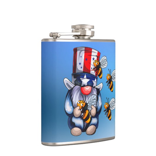 Vinylwikkel, 6 oz. Kolf Heupfles (Rechts)