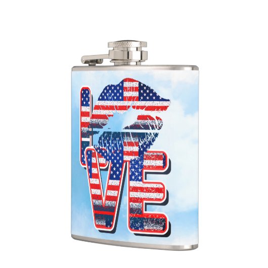 Vinylwikkel, 6 oz. Kolf Heupfles (Links)