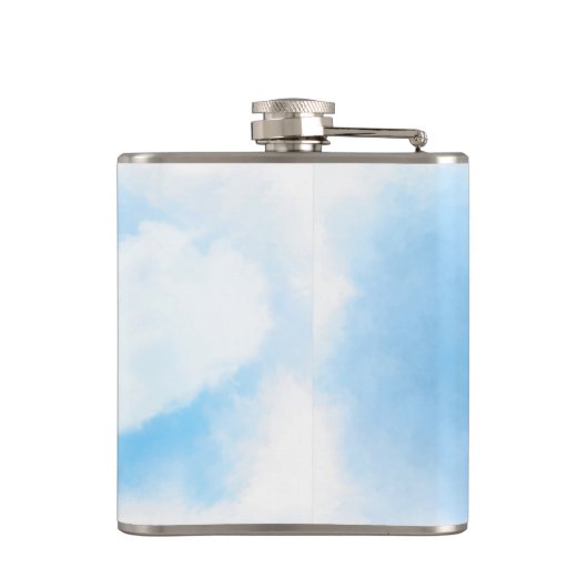 Vinylwikkel, 6 oz. Kolf Heupfles (Achterkant)