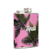 Vinylwikkel. Tequila. Meisje. Heupfles (Rechts)