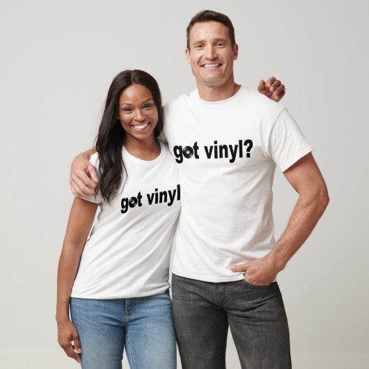 Vinylwit T-shirt (Unisex)