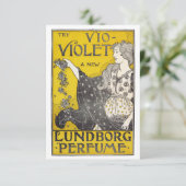 Vio-Violet Fine Art Bedankkaart (Staand voorkant)