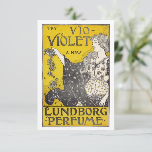 Vio-Violet Fine Art Bedankkaart (Staand voorkant)