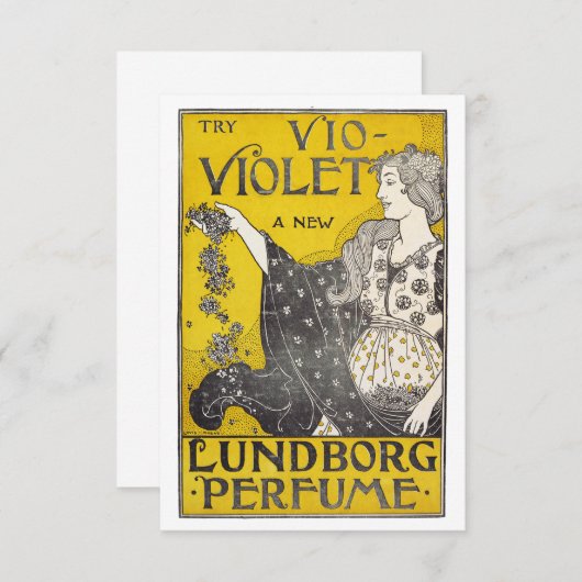 Vio-Violet Fine Art Bedankkaart (Voorkant / Achterkant)