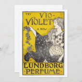 Vio-Violet Parfum Fine Art Feestdagenkaart (Voorkant / Achterkant)